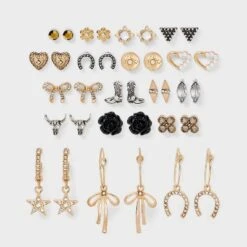 Western Earring Set 18pc - Wild Fable™ Gold/Silver 7 Western Earring Set 18pc - Wild Fable™ Gold/Silver -Wild Fable Store GUEST c089158e fae8 42d6 a10c 27808c2ffbec