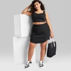 Women's Fleece Mini Skirt - Wild Fable™ -Wild Fable Store GUEST c1da7a62 7d9b 41b0 bb52 7893b88568f4