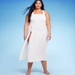 Women's Smocked High Slit Convertible Cover Up Dress - Wild Fable™ -Wild Fable Store GUEST c45df215 bfa4 4f53 8845 a95cc6096cc9