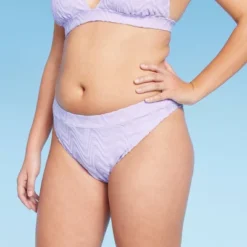Women's Wavy Terry Textured Mid-Waist Ultra High Leg Cheeky Bikini Bottom - Wild Fable™ Lilac Purple 12 Women's Wavy Terry Textured Mid-Waist Ultra High Leg Cheeky Bikini Bottom - Wild Fable™ Lilac Purple -Wild Fable Store GUEST c90e0b1a 7fff 4533 912f 07df8cc1b936