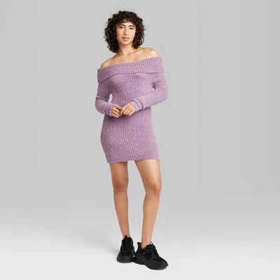 Women's Long Sleeve Mini Sweater Dress - Wild Fable™ 3 Women's Long Sleeve Mini Sweater Dress - Wild Fable™