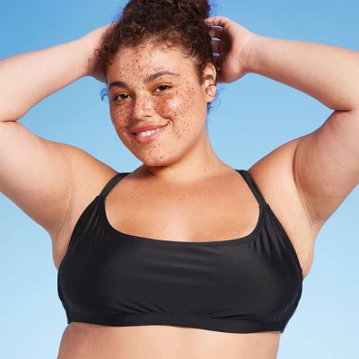 Women's Bralette Bikini Top - Wild Fable™ Black 4 Women's Bralette Bikini Top - Wild Fable™ Black - Image 2
