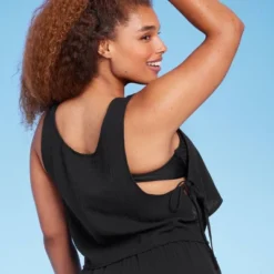 Women's Side-Tie Cover Up Cropped Tank Top - Wild Fable™ 9 Women's Side-Tie Cover Up Cropped Tank Top - Wild Fable™ -Wild Fable Store GUEST ceb63246 8140 4576 8d4c acaa8dba1722