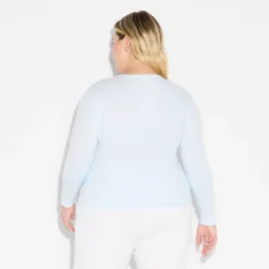 Women's Long Sleeve Roundneck Button-Down Shirt - Wild Fable™ -Wild Fable Store GUEST cf50edd5 4d09 4fbd 91d6 369a9b426081