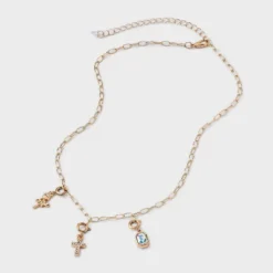 Build Your Own Cross And Rose Charm Necklace - Wild Fable™ Gold 7 Build Your Own Cross And Rose Charm Necklace - Wild Fable™ Gold -Wild Fable Store GUEST d0e0c6a0 9ed4 49ea 867e f1de9b140fa9