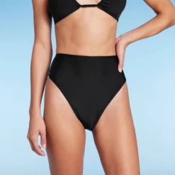 Women's High Leg Cheeky High Waist Bikini Bottom - Wild Fable™ Black 15 Women's High Leg Cheeky High Waist Bikini Bottom - Wild Fable™ Black -Wild Fable Store GUEST d19db261 293c 44ff a582 c177a4b5f036