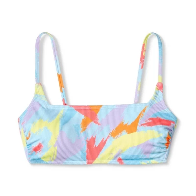 Women's Ribbed Square Neck Bralette Bikini Top - Wild Fable™ 9 Women's Ribbed Square Neck Bralette Bikini Top - Wild Fable™ - Image 7