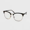 Women's Oversized Tortoise Print Square Blue Light Filtering Glasses - Wild Fable™ Brown -Wild Fable Store GUEST dbf0ec52 72a2 4866 816e 9e48b4585d18