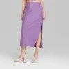 Women's Satin Lace Trim Midi Skirt - Wild Fable™ 2 Women's Satin Lace Trim Midi Skirt - Wild Fable™ -Wild Fable Store GUEST de75536e 33c5 45f2 b76d 88b3020d2d46