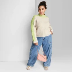 Women's Mock Turtleneck Boxy Pullover Sweater - Wild Fable™ -Wild Fable Store GUEST dfab5c92 8912 481f b41d f3c234bb6c46