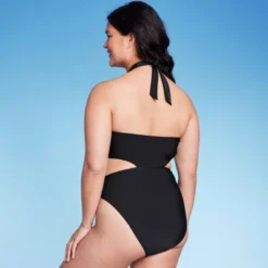 Women's Cross Front Halter One Piece Swimsuit - Wild Fable™ 10 Women's Cross Front Halter One Piece Swimsuit - Wild Fable™ -Wild Fable Store GUEST e412d338 0ea8 4958 8705 8d92631eb619