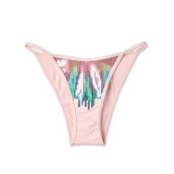 Women's Ombre Sequin Ultra High Leg Extra Cheeky Bikini Bottom - Wild Fable™ Multi -Wild Fable Store GUEST e469780d 6a64 4409 8384 a5f602818a9e