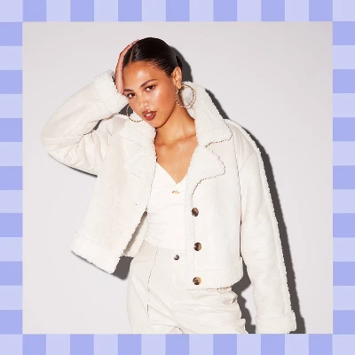 Women's Faux Shearling Jacket - Wild Fable™ 3 Women's Faux Shearling Jacket - Wild Fable™