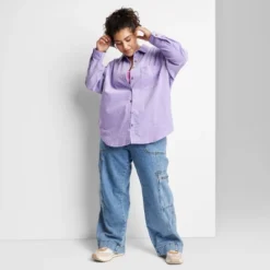 Women's Oversized Button-Down Corduroy Shirt - Wild Fable™ -Wild Fable Store GUEST e7631994 e7ce 448c a5d4 6a340f691bbb