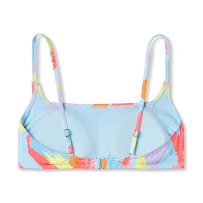 Women's Ribbed Square Neck Bralette Bikini Top - Wild Fable™ 10 Women's Ribbed Square Neck Bralette Bikini Top - Wild Fable™ - Image 8