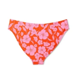 Women's Low-Rise Hipster Bikini Bottom - Wild Fable™ Orange/Pink Tropical Print -Wild Fable Store GUEST ec8ee226 5327 43ed b52a 4dd76a7e5940