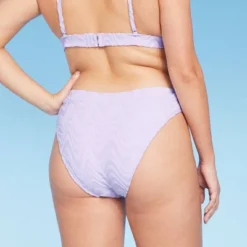 Women's Wavy Terry Textured Mid-Waist Ultra High Leg Cheeky Bikini Bottom - Wild Fable™ Lilac Purple 13 Women's Wavy Terry Textured Mid-Waist Ultra High Leg Cheeky Bikini Bottom - Wild Fable™ Lilac Purple -Wild Fable Store GUEST ed20528a ebb7 41db adea 102eafbebe9c