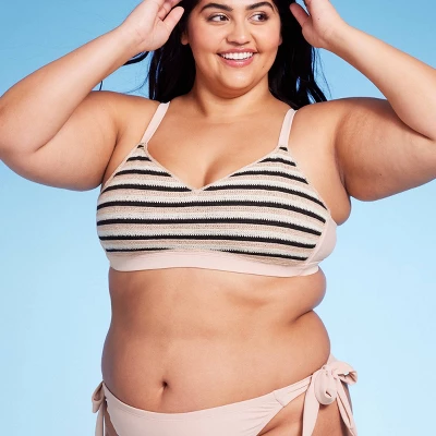 Women's Striped Crochet Bralette Bikini Top - Wild Fable™ 9 Women's Striped Crochet Bralette Bikini Top - Wild Fable™ - Image 7