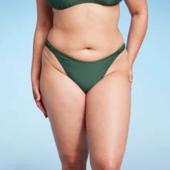 Women's Scrunchie Side Tab Detail Extra High Leg Extra Cheeky Bikini Bottom - Wild Fable™ -Wild Fable Store GUEST ef76740f 2c99 495e 9d73 d3b010ea72ab