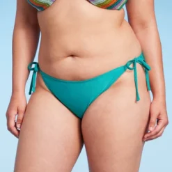 Women's Side-Tie Cheeky Bikini Bottom - Wild Fable™ Green -Wild Fable Store GUEST efe6a010 1959 41ce 86f5 53ac5d7a308b