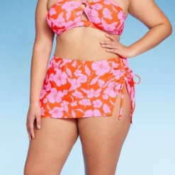 Women's Cinch Side Skirt Cover Up - Wild Fable™ Orange/Pink Tropical Print 13 Women's Cinch Side Skirt Cover Up - Wild Fable™ Orange/Pink Tropical Print -Wild Fable Store GUEST f465aafc dd5d 468a a3c1 9c4b5ba2b81c