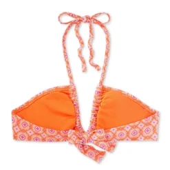 Women's U Bralette Multiway Bikini Top - Wild Fable™ Orange Tile Print -Wild Fable Store GUEST f64356bd 9ecf 45e8 bf56 c4acbb8460dc