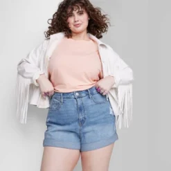 Women's Super-High Rise Rolled Cuff Jean Shorts - Wild Fable™ -Wild Fable Store GUEST f6664bc2 743e 40e9 9491 48de8e30e391