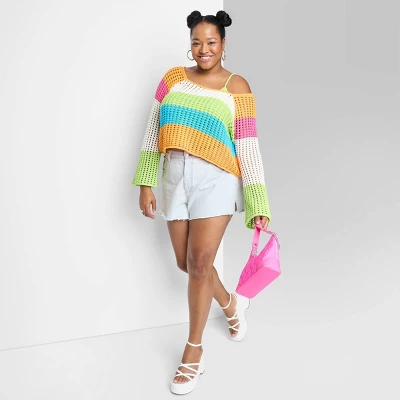 Women's High-Rise Cutoff Jean Shorts - Wild Fable™ 6 Women's High-Rise Cutoff Jean Shorts - Wild Fable™ - Image 4