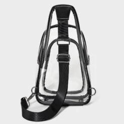 Flap Sling Crossbody Bag - Wild Fable™ Clear: Lightweight TPU Handbag With Adjustable Strap, Zip Closure, 26" Max Length -Wild Fable Store GUEST faee0700 c9c1 4681 961b 4fdb87cb4dfb