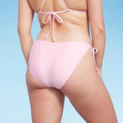 Women's Side-Tie Scoop Front High Leg Cheeky Bikini Bottom - Wild Fable™ Light Pink Lurex 11 Women's Side-Tie Scoop Front High Leg Cheeky Bikini Bottom - Wild Fable™ Light Pink Lurex -Wild Fable Store GUEST faf96daf b975 4985 86e7 020de1810539