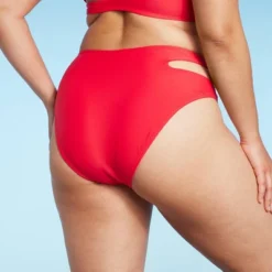Women's Side Cut Out Mid-Rise High Leg Cheeky Bikini Bottom - Wild Fable™ Red 12 Women's Side Cut Out Mid-Rise High Leg Cheeky Bikini Bottom - Wild Fable™ Red -Wild Fable Store GUEST feedd75d 21d9 49f3 904c fb52389a88f4
